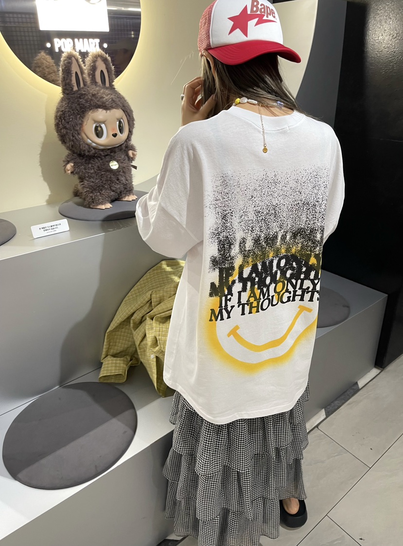 CRACKERS韓國㊣直郵東大門代購女裝新款熱賣人氣25春夏T恤手工CRACKERST恤