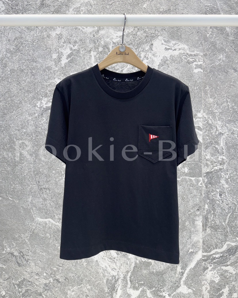 ROOKIE BUD韓國直郵㊣女裝新品休閑熱賣人氣時尚25春夏T恤口袋ROOKIE BUD-PT恤圖色2