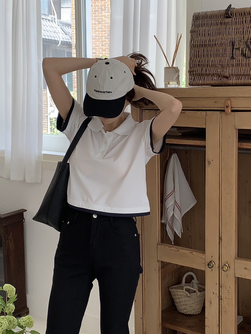 FORMSTUDIO韓國直郵㊣東大門實拍女裝新款時尚熱賣休閑人氣T恤FORMSTUDIOT恤