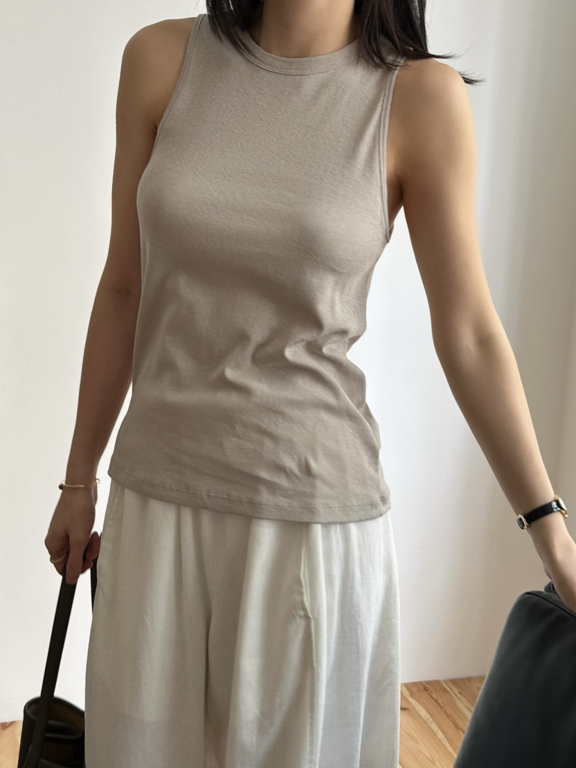 LE VASE韓國直郵㊣東大門實拍女裝新品人氣時尚25春夏吊帶背心LE VASE吊帶/背心圖色2