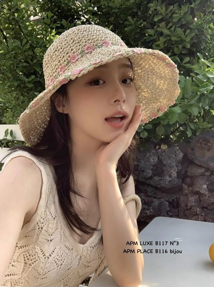 N3韓國直郵㊣東大門實拍女裝新款推薦時尚25春夏熱賣人氣帽子N3帽子