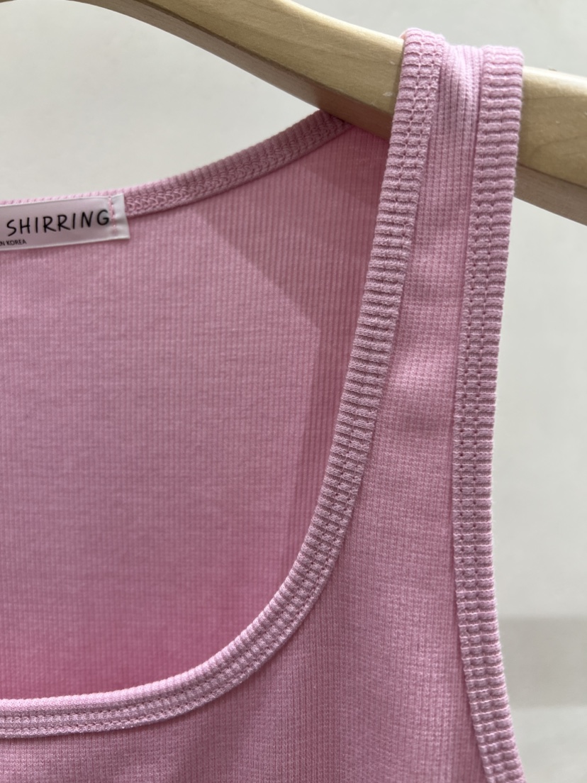 SHIRRING直郵韓國代購㊣女裝新品人氣25春夏時尚休閑吊帶背心SHIRRING吊帶/背心