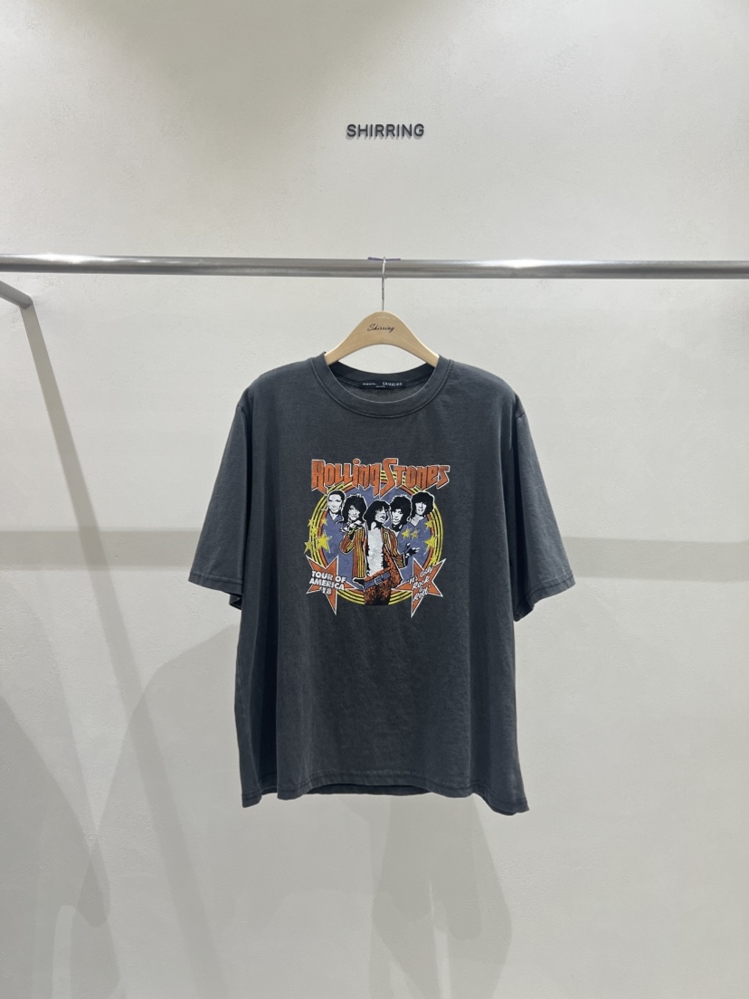 SHIRRING韓國直郵㊣女裝新款休閑人氣推薦25春夏熱賣時尚T恤SHIRRINGT恤圖色3