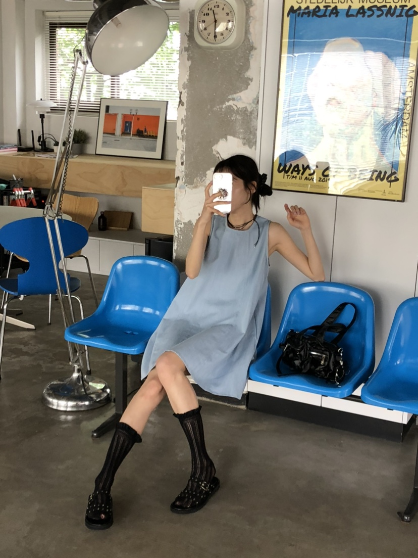 FOSET韓國直郵㊣東大門實拍女裝新品推薦休閑熱賣時尚連衣裙FOSET連衣裙