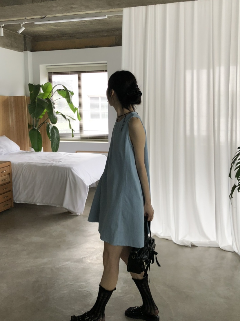 FOSET韓國直郵㊣東大門實拍女裝新品推薦休閑熱賣時尚連衣裙FOSET連衣裙
