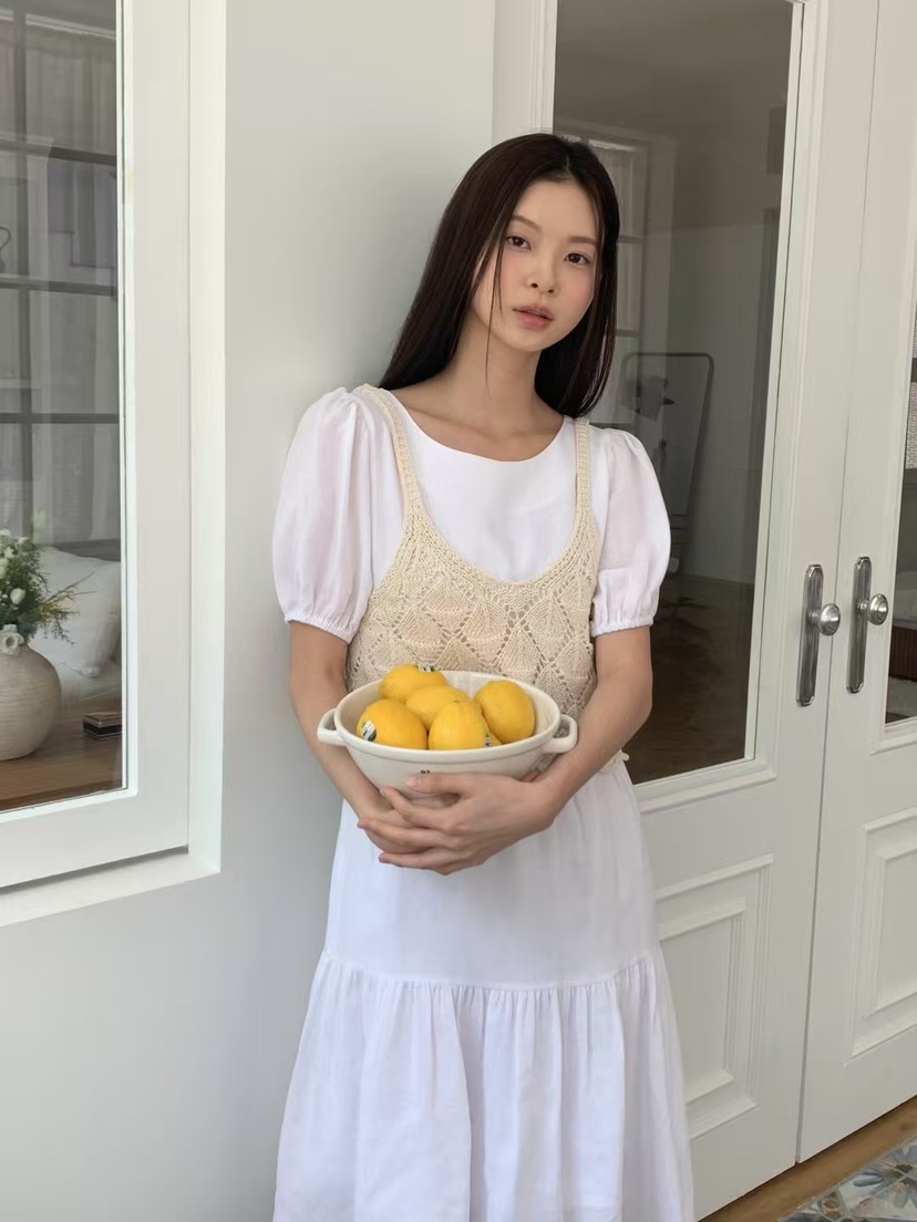 ANOU韓國㊣直郵東大門代購女裝新款休閑熱賣25春夏吊帶背心緊身ANOU吊帶/背心