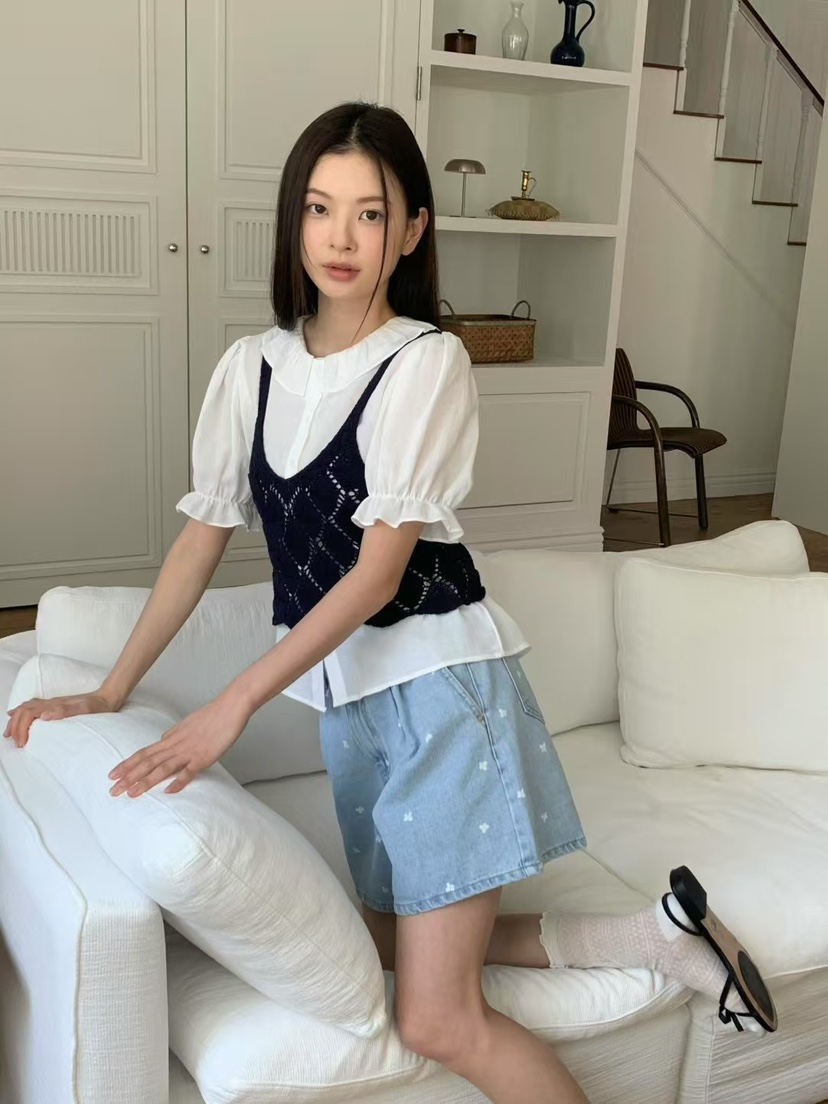 ANOU韓國㊣直郵東大門代購女裝新款休閑熱賣25春夏吊帶背心緊身ANOU吊帶/背心