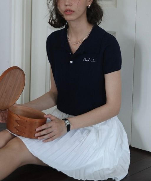 STAY HERE直郵韓國代購㊣女裝新款休閑人氣熱賣25春夏針織衫STAY HERE針織衫