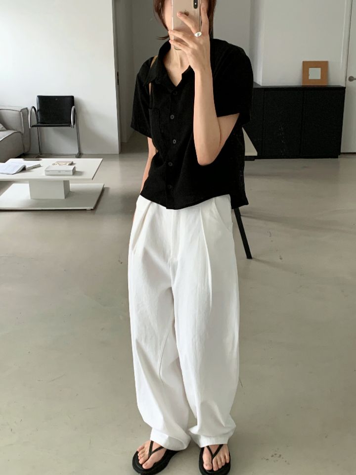 DOIT韓國直郵㊣東大門實拍女裝新品推薦25春夏時尚襯衫蕾絲衫DOIT襯衫/蕾絲衫