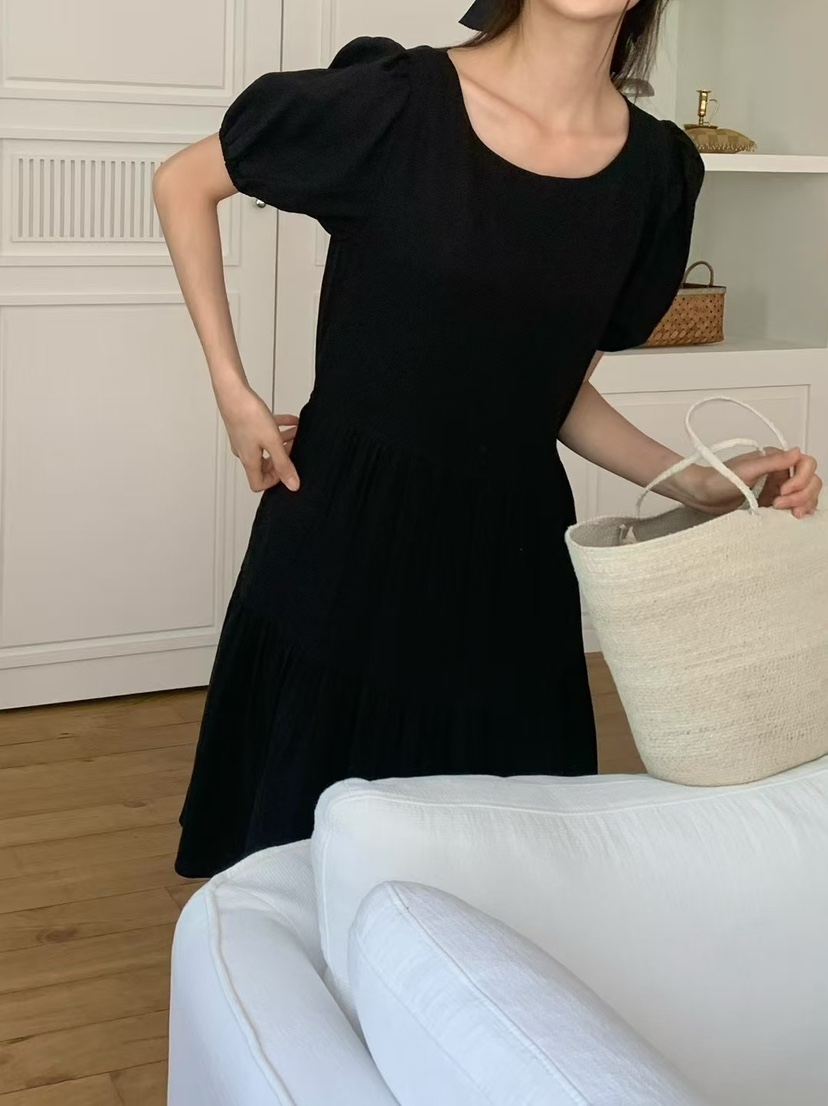 ANOU直郵韓國代購㊣女裝新品推薦時尚人氣休閑連衣裙含腰繩ANOU連衣裙