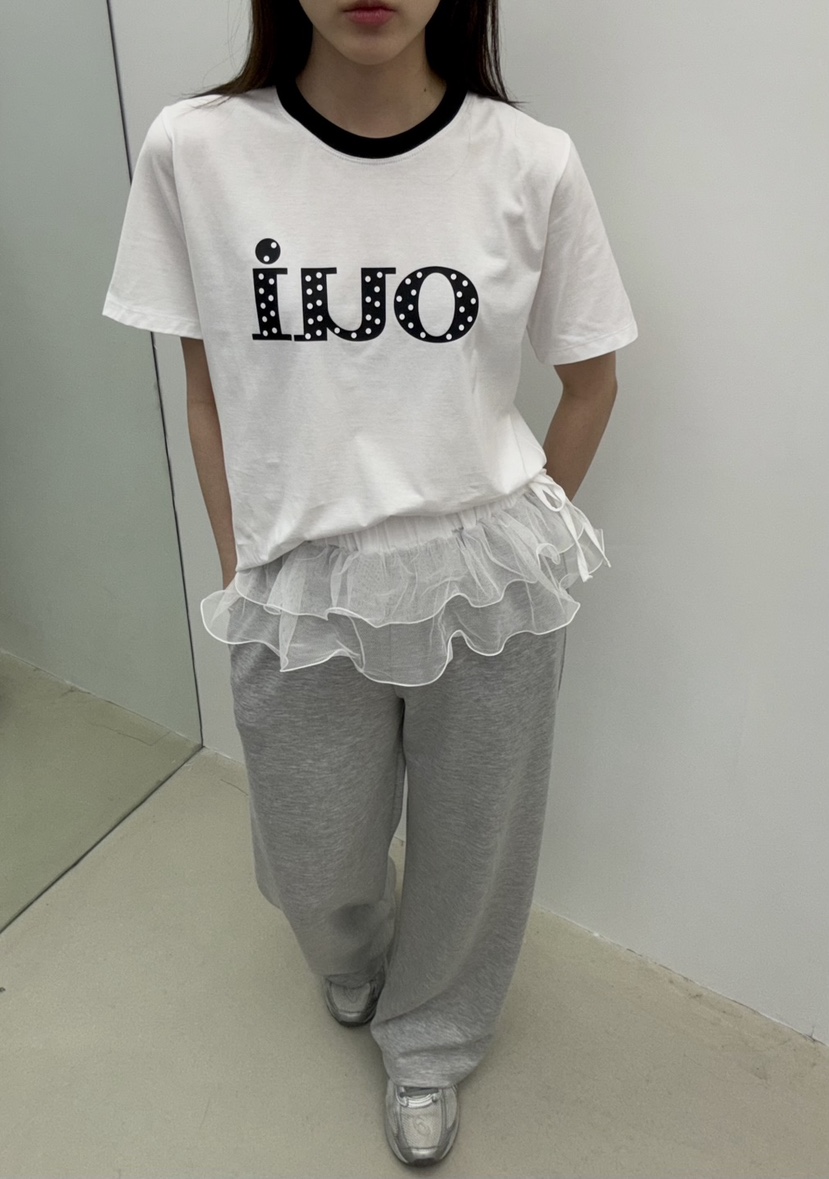 JMIND韓國直郵㊣女裝新品25春夏時尚休閑人氣熱賣推薦T恤JMINDT恤圖色2