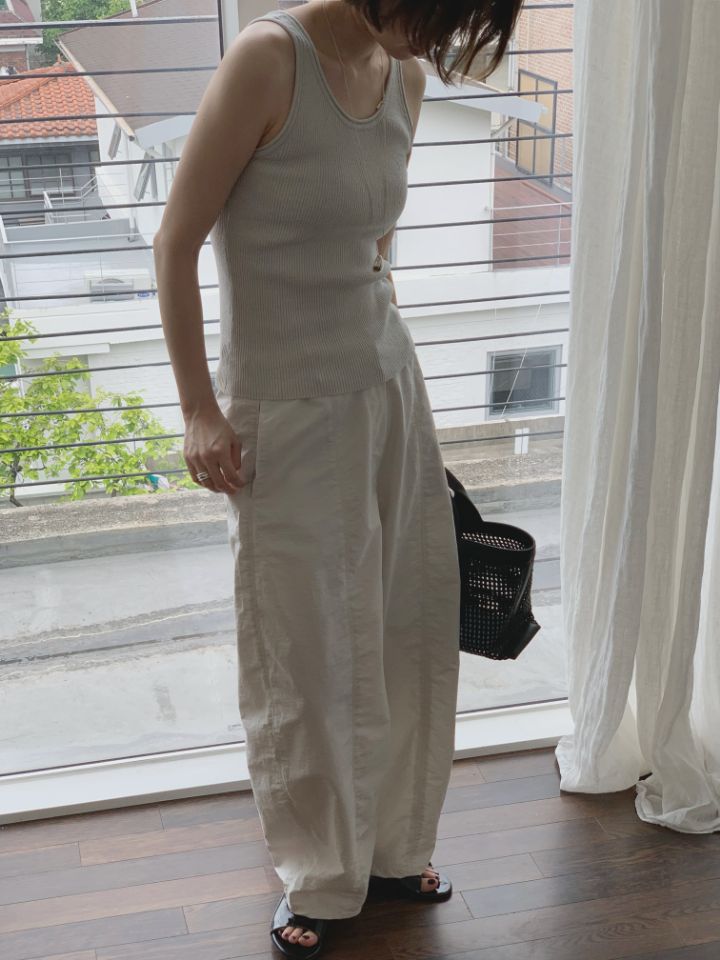 MARE韓國直郵㊣東大門實拍女裝新品休閑25春夏吊帶背心亞麻MARE吊帶/背心