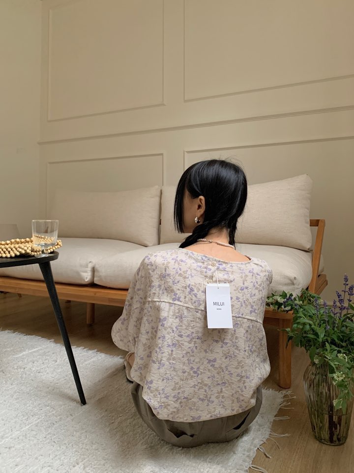 MILUI直郵韓國代購㊣女裝新品時尚人氣推薦熱賣25春夏襯衫蕾絲衫MILUI襯衫/蕾絲衫