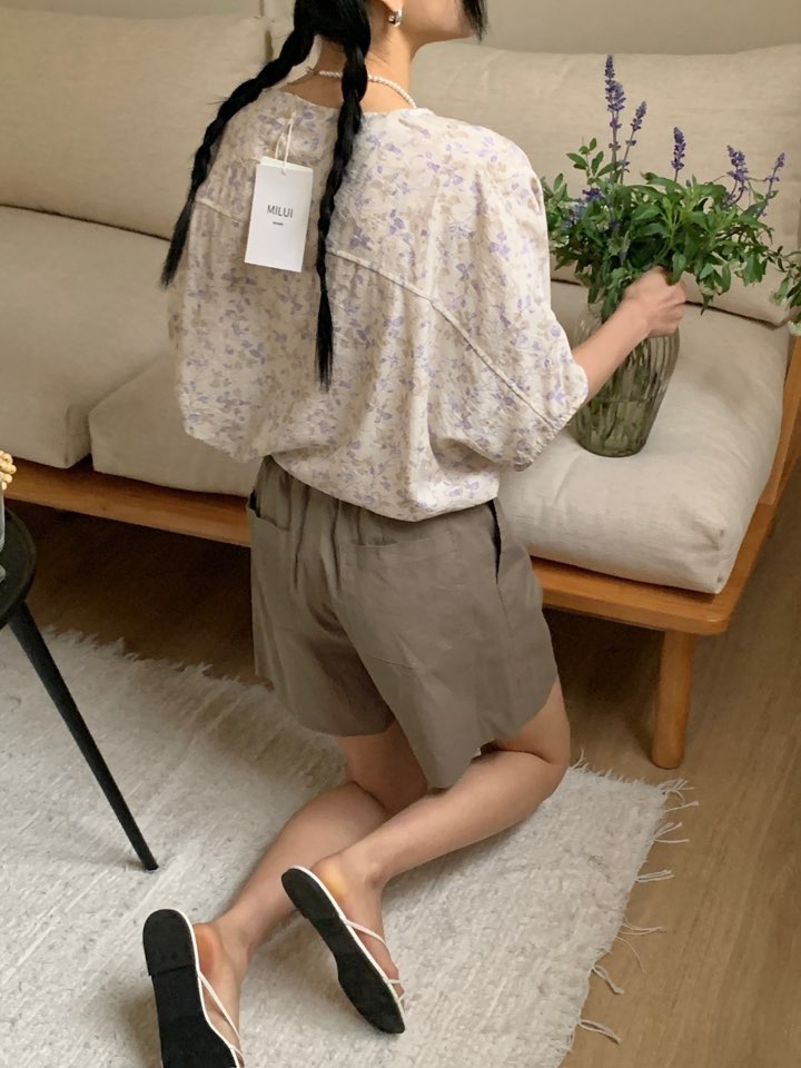 MILUI直郵韓國代購㊣女裝新品時尚人氣推薦熱賣25春夏襯衫蕾絲衫MILUI襯衫/蕾絲衫