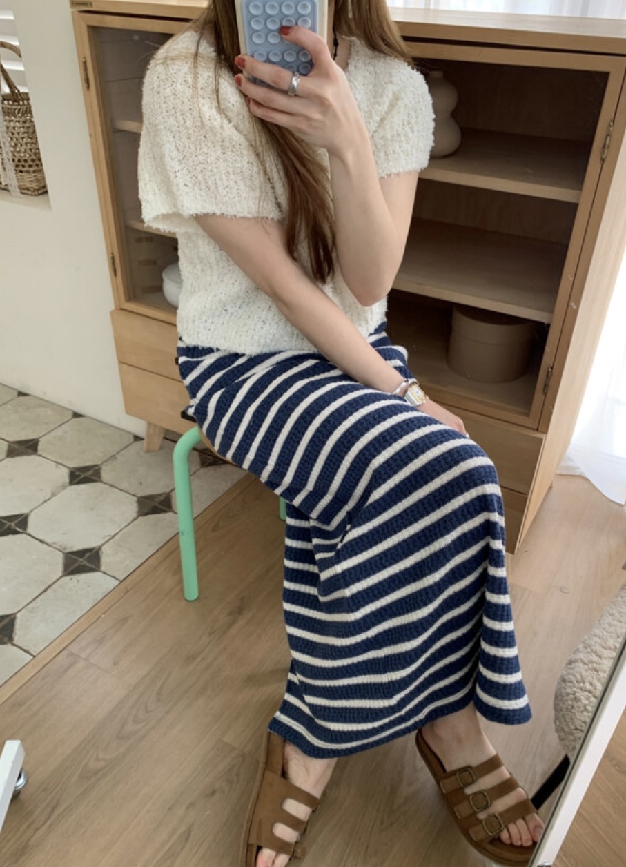 I I韓國直郵㊣東大門實拍女裝新款25春夏時尚人氣熱賣長裙ITSSONG長裙