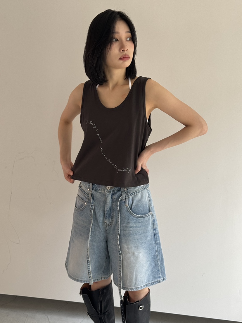 KARE/WEREPIECE韓國直郵㊣東大門實拍女裝新款25春夏吊帶背心KARE/WEREPIECE吊帶/背心