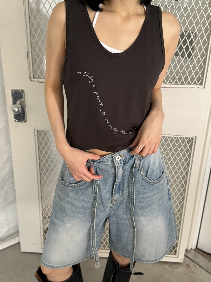 KARE/WEREPIECE韓國直郵㊣東大門實拍女裝新款25春夏吊帶背心KARE/WEREPIECE吊帶/背心