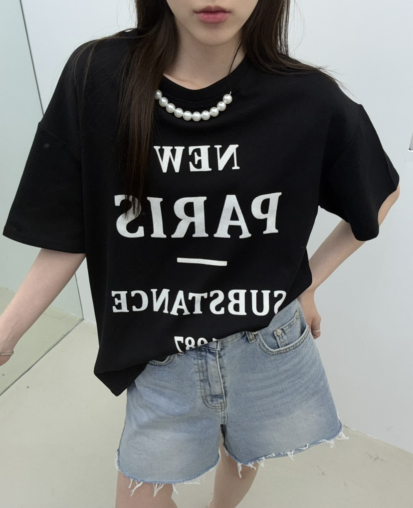 JMIND直郵韓國代購㊣女裝新款25春夏推薦時尚休閑人氣熱賣T恤JMINDT恤圖色2