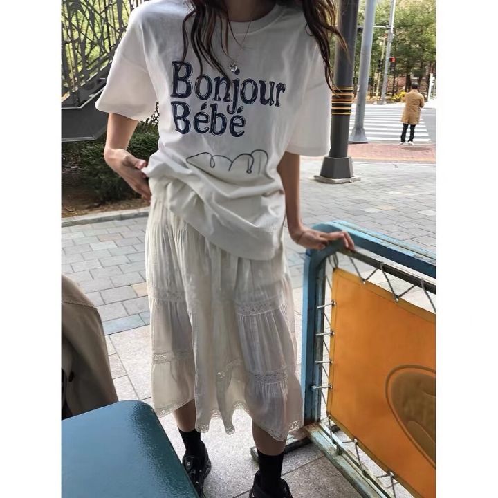 STAY HERE直郵韓國代購㊣女裝新品熱賣時尚休閑25春夏人氣T恤STAY HERET恤圖色2