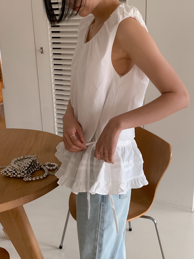 MILLIMETER韓國直郵㊣女裝新品休閑人氣時尚25春夏吊帶背心MILLIMETER吊帶/背心