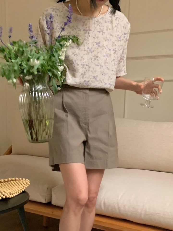 MILUI韓國㊣直郵東大門代購女裝新款推薦人氣休閑熱賣25春夏短褲MILUI短褲