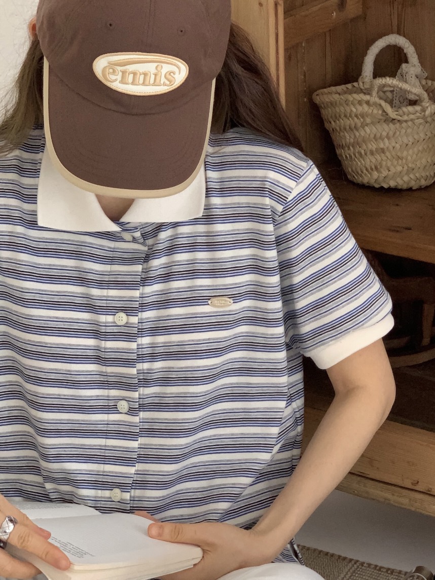 FORMSTUDIO韓國㊣直郵東大門代購女裝新品時尚襯衫蕾絲衫開衫FORMSTUDIO襯衫/蕾絲衫