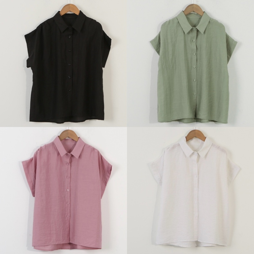 I BLLE韓國㊣直郵東大門代購女裝新品休閑25春夏襯衫蕾絲衫I BLLE襯衫/蕾絲衫