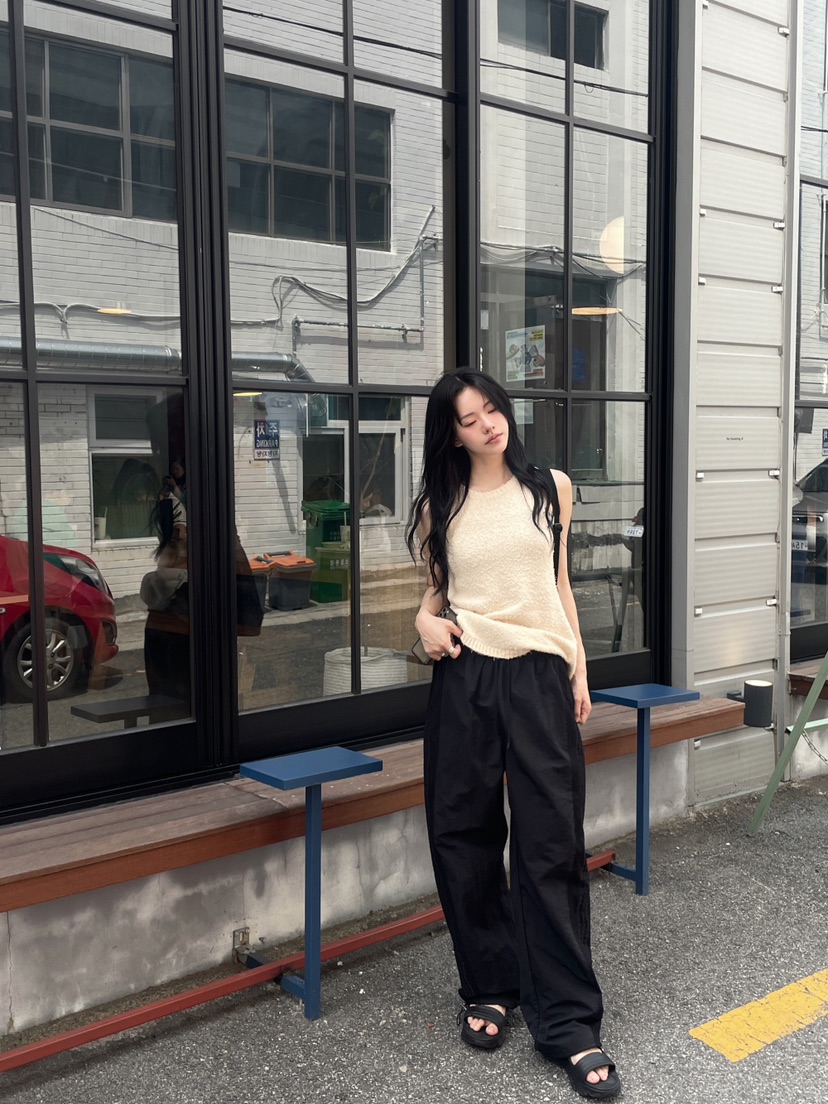 I I韓國直郵㊣女裝新款時尚推薦人氣休閑25春夏熱賣休閑褲ITSSONG休閑褲