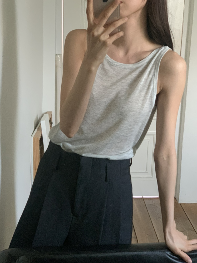 NOTICE韓國直郵㊣東大門實拍女裝新品休閑時尚推薦吊帶背心NOTICE吊帶/背心