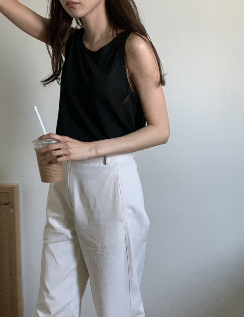 NOTICE韓國直郵㊣東大門實拍女裝新品休閑時尚推薦吊帶背心NOTICE吊帶/背心