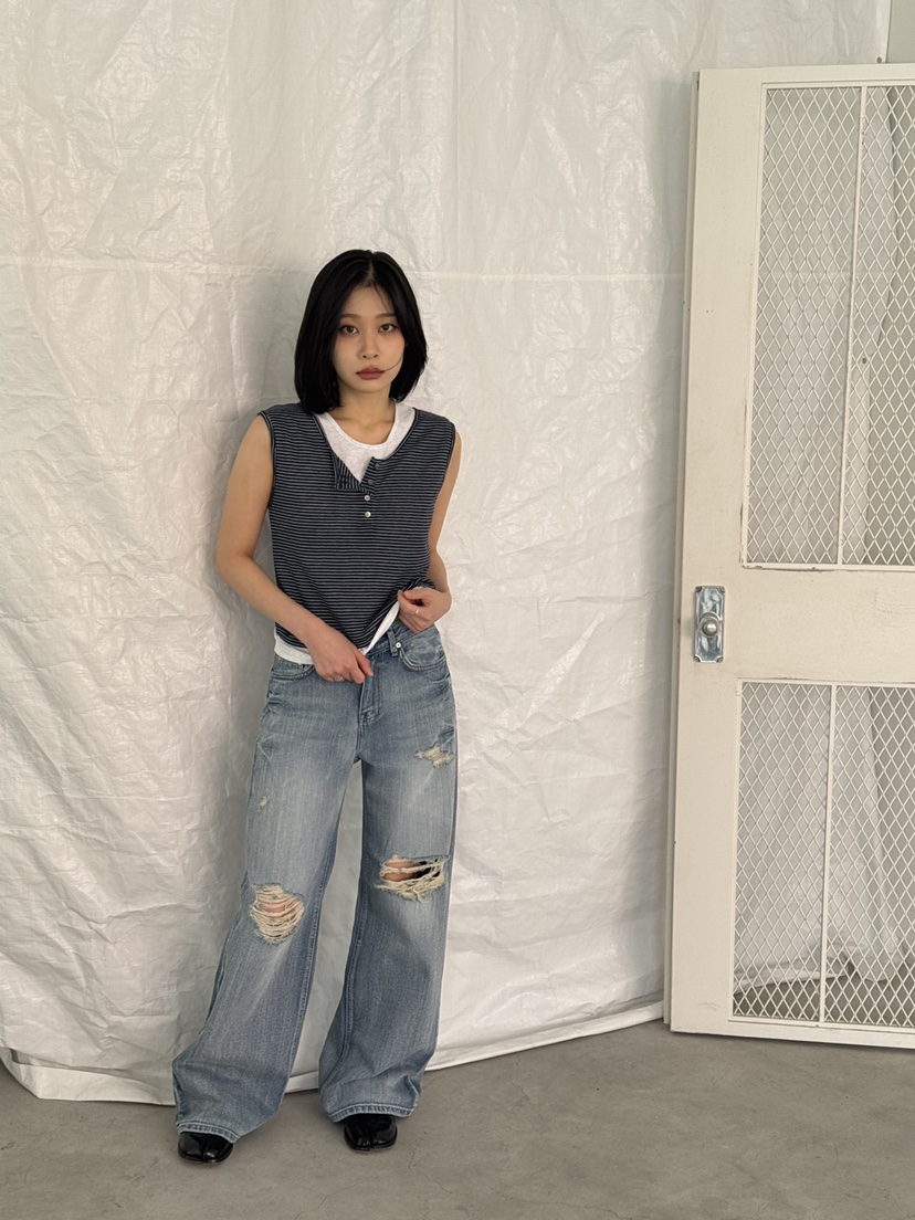 KARE/WEREPIECE韓國直郵㊣女裝新款人氣時尚熱賣25春夏牛仔褲KARE/WEREPIECE牛仔褲