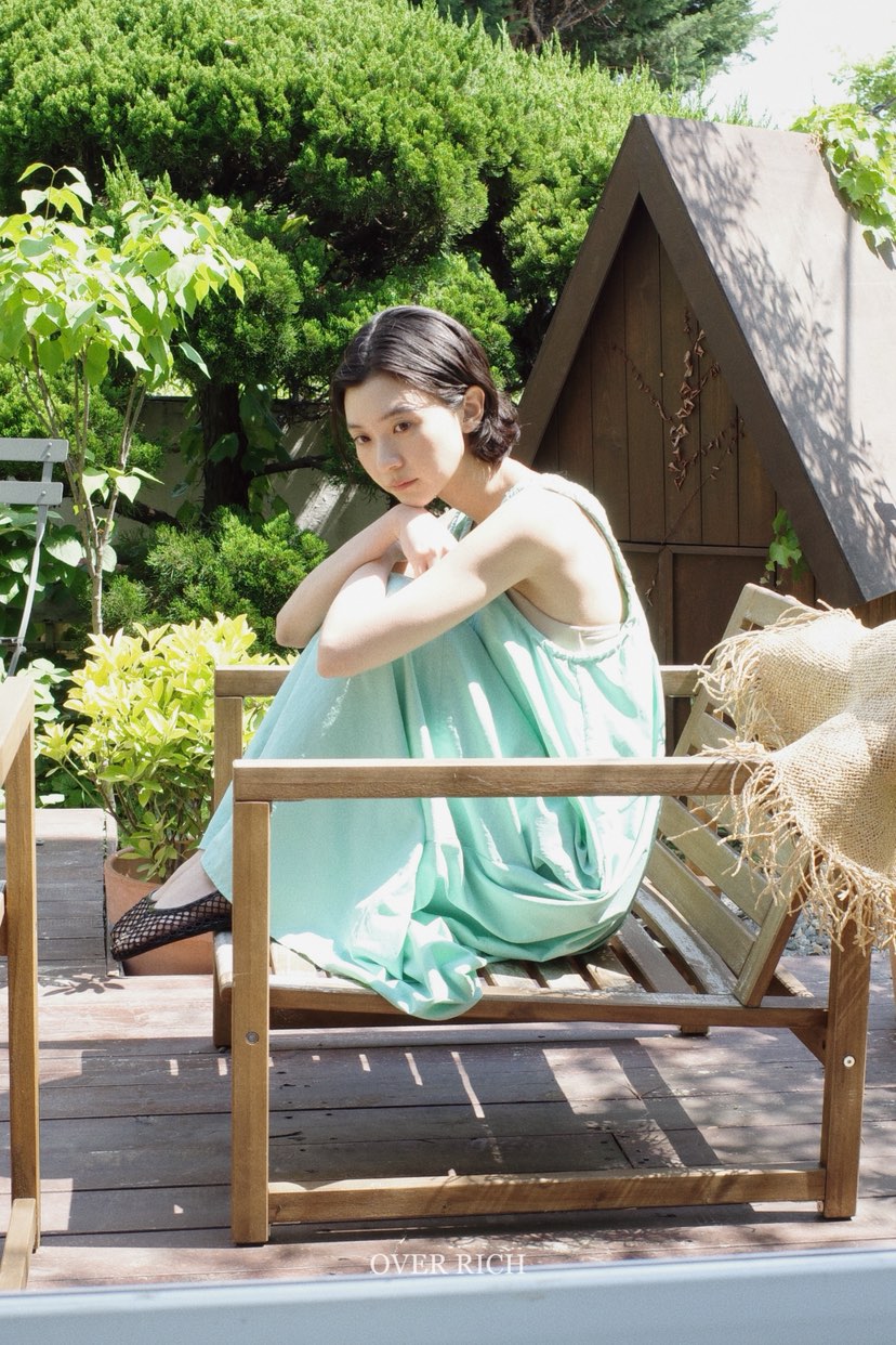 OVER RICH直郵韓國代購㊣女裝新款推薦人氣休閑25春夏連衣裙OVER RICH連衣裙