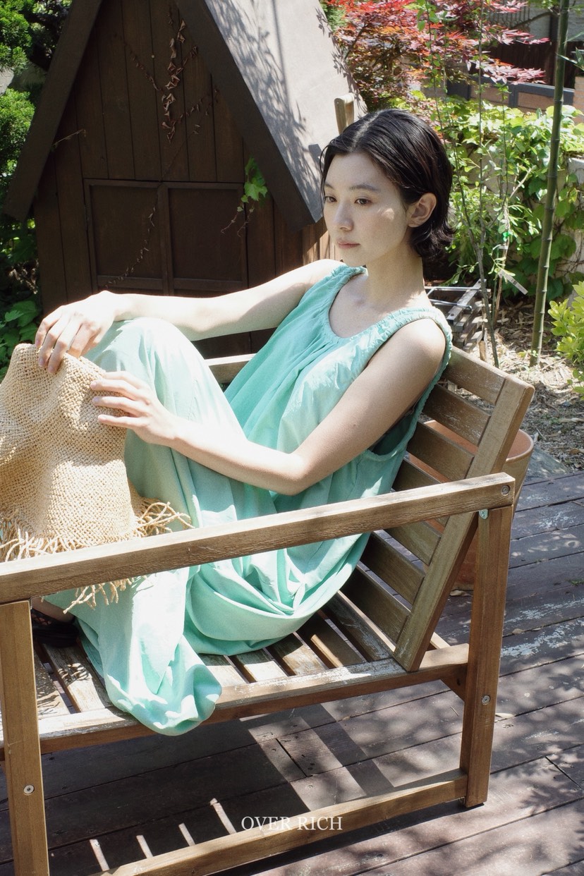 OVER RICH直郵韓國代購㊣女裝新款推薦人氣休閑25春夏連衣裙OVER RICH連衣裙
