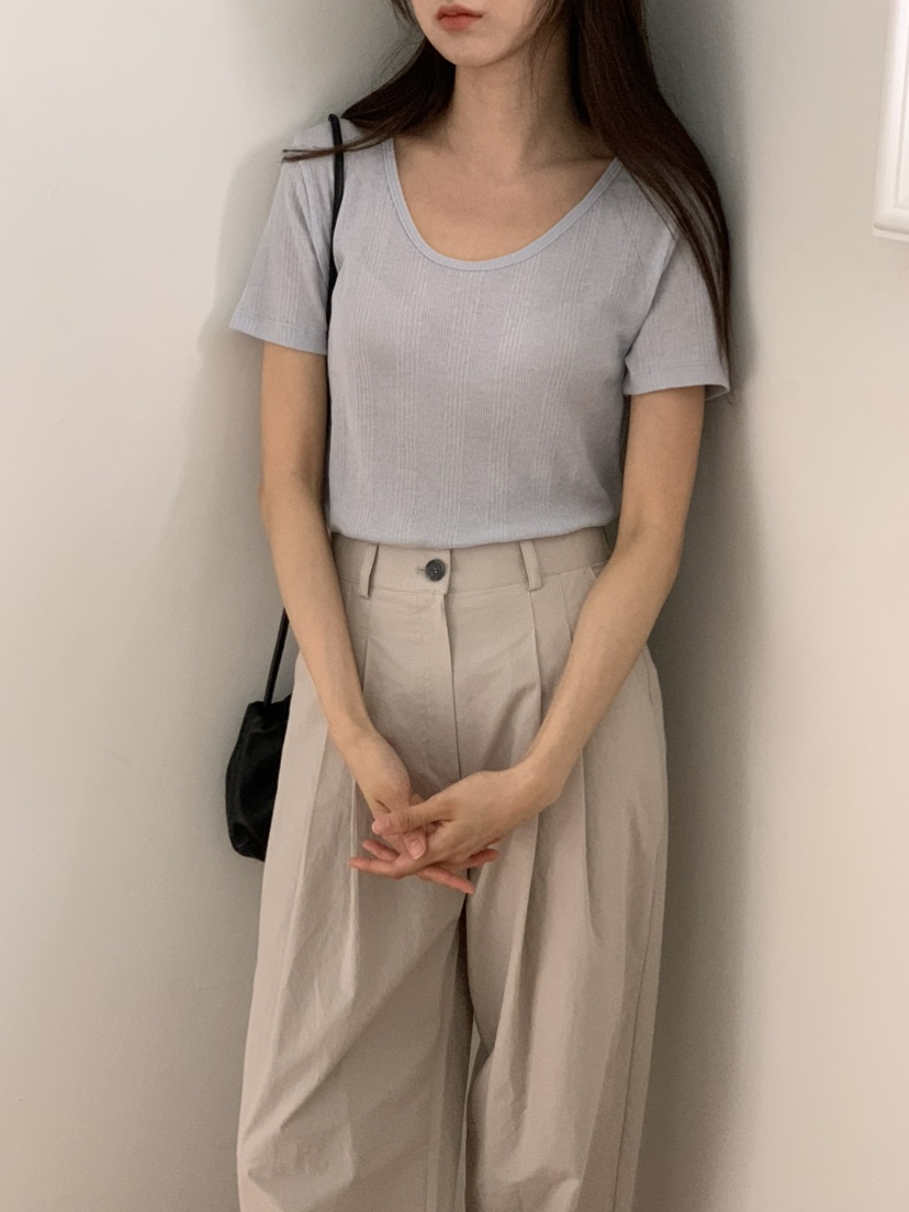 NOTICE韓國㊣直郵東大門代購女裝新品休閑時尚推薦人氣25春夏T恤NOTICET恤