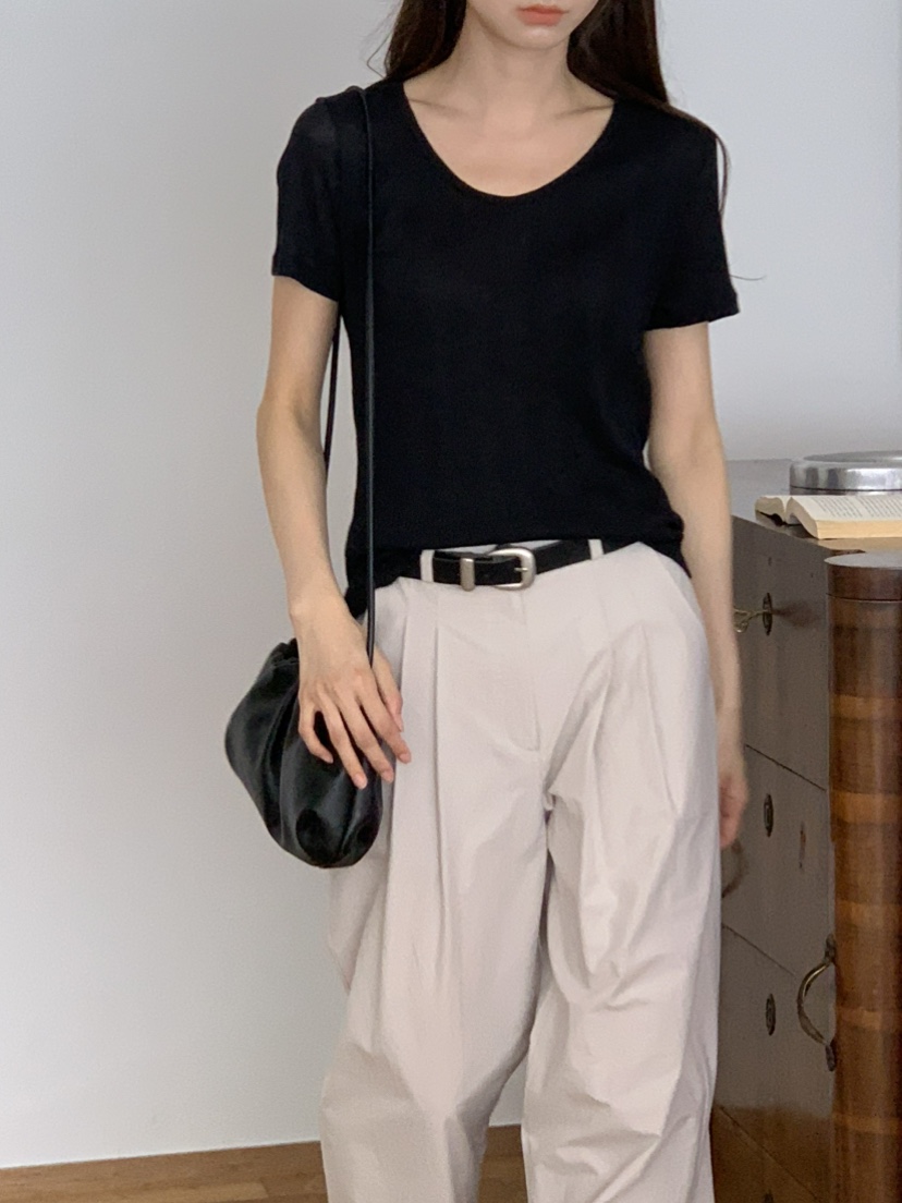 NOTICE韓國㊣直郵東大門代購女裝新品休閑時尚推薦人氣25春夏T恤NOTICET恤