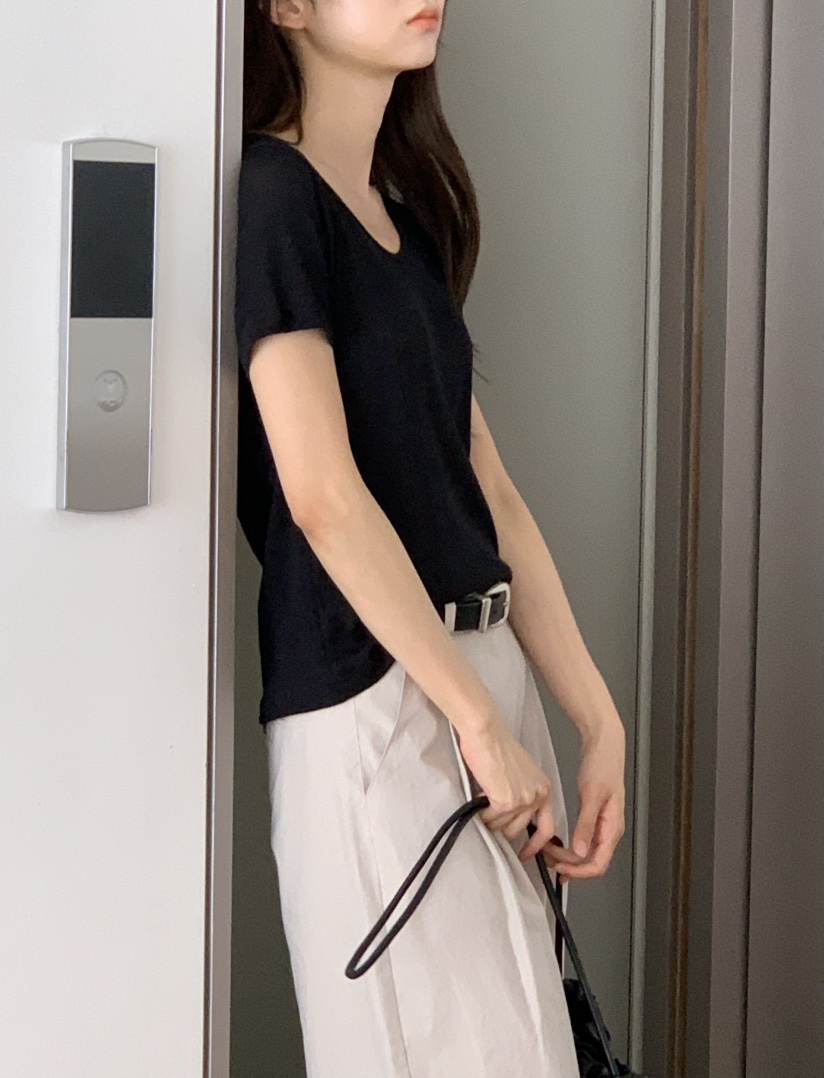 NOTICE韓國㊣直郵東大門代購女裝新品休閑時尚推薦人氣25春夏T恤NOTICET恤