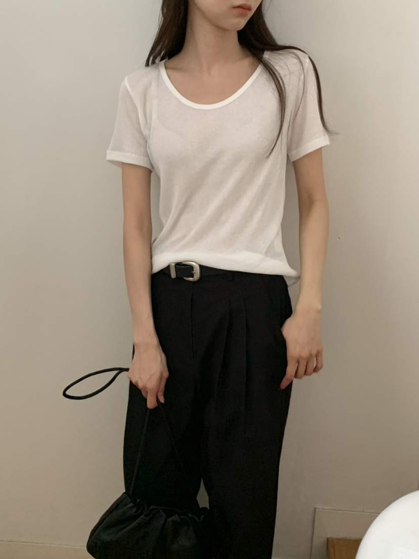 NOTICE韓國㊣直郵東大門代購女裝新品休閑時尚推薦人氣25春夏T恤NOTICET恤