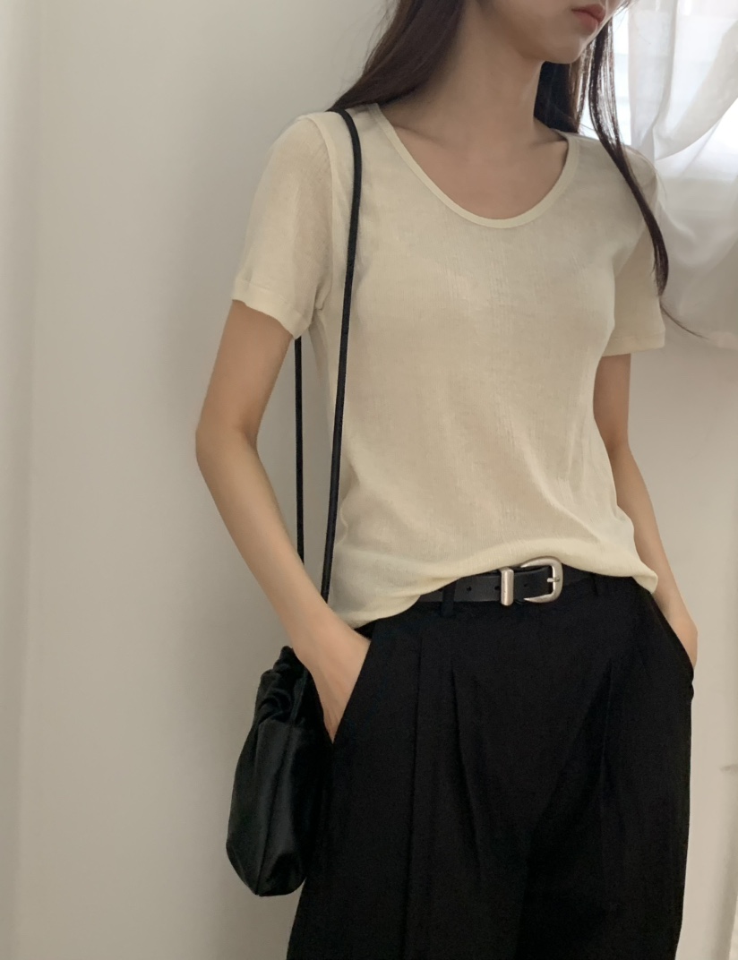NOTICE韓國㊣直郵東大門代購女裝新品休閑時尚推薦人氣25春夏T恤NOTICET恤