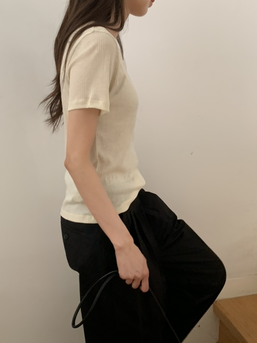 NOTICE韓國㊣直郵東大門代購女裝新品休閑時尚推薦人氣25春夏T恤NOTICET恤