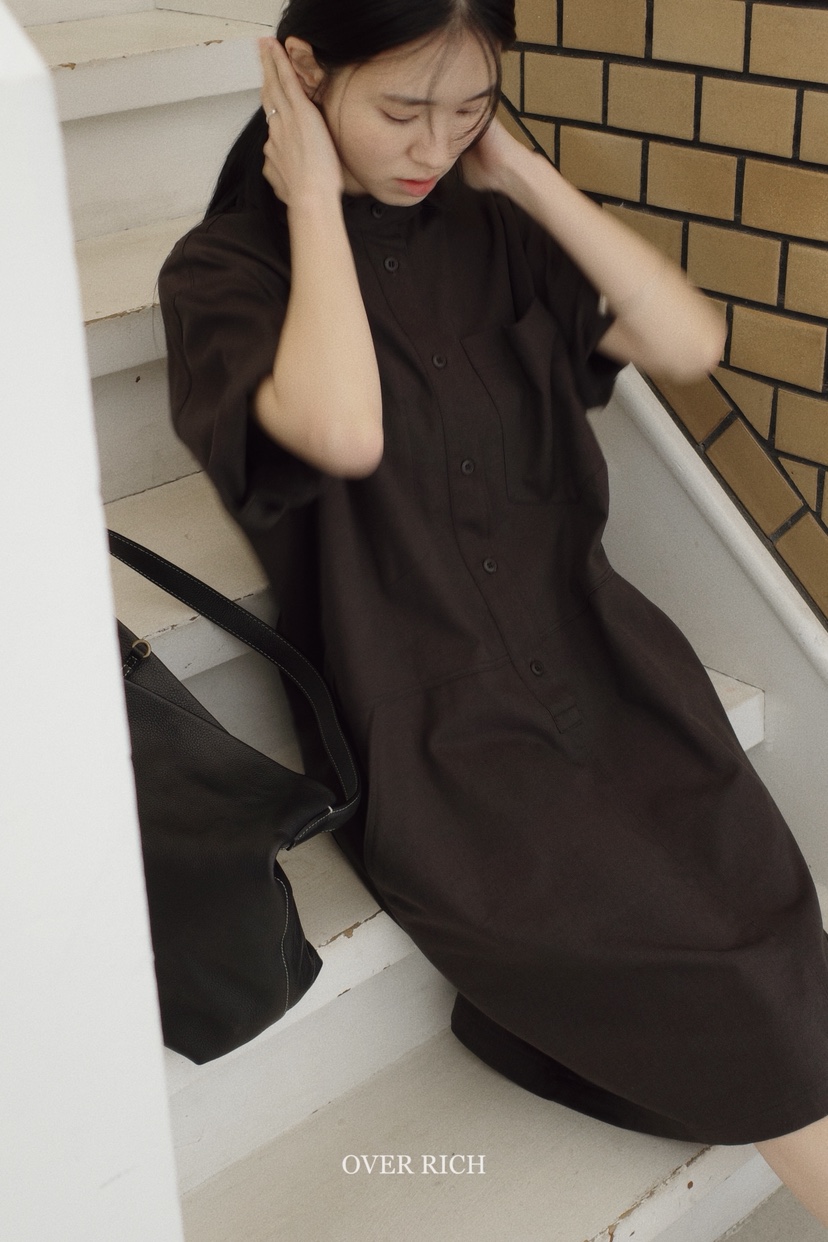 OVER RICH韓國㊣直郵東大門代購女裝新品人氣25春夏連衣裙OVER RICH連衣裙