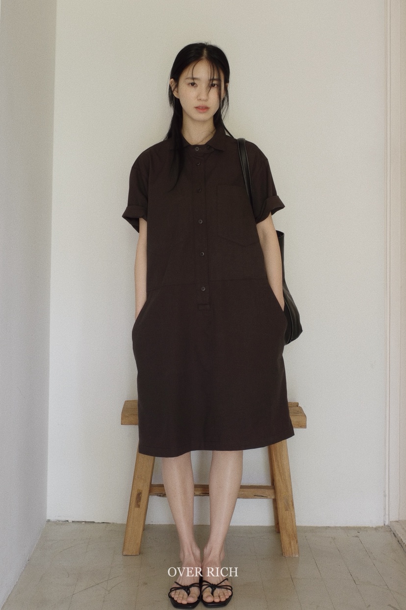 OVER RICH韓國㊣直郵東大門代購女裝新品人氣25春夏連衣裙OVER RICH連衣裙