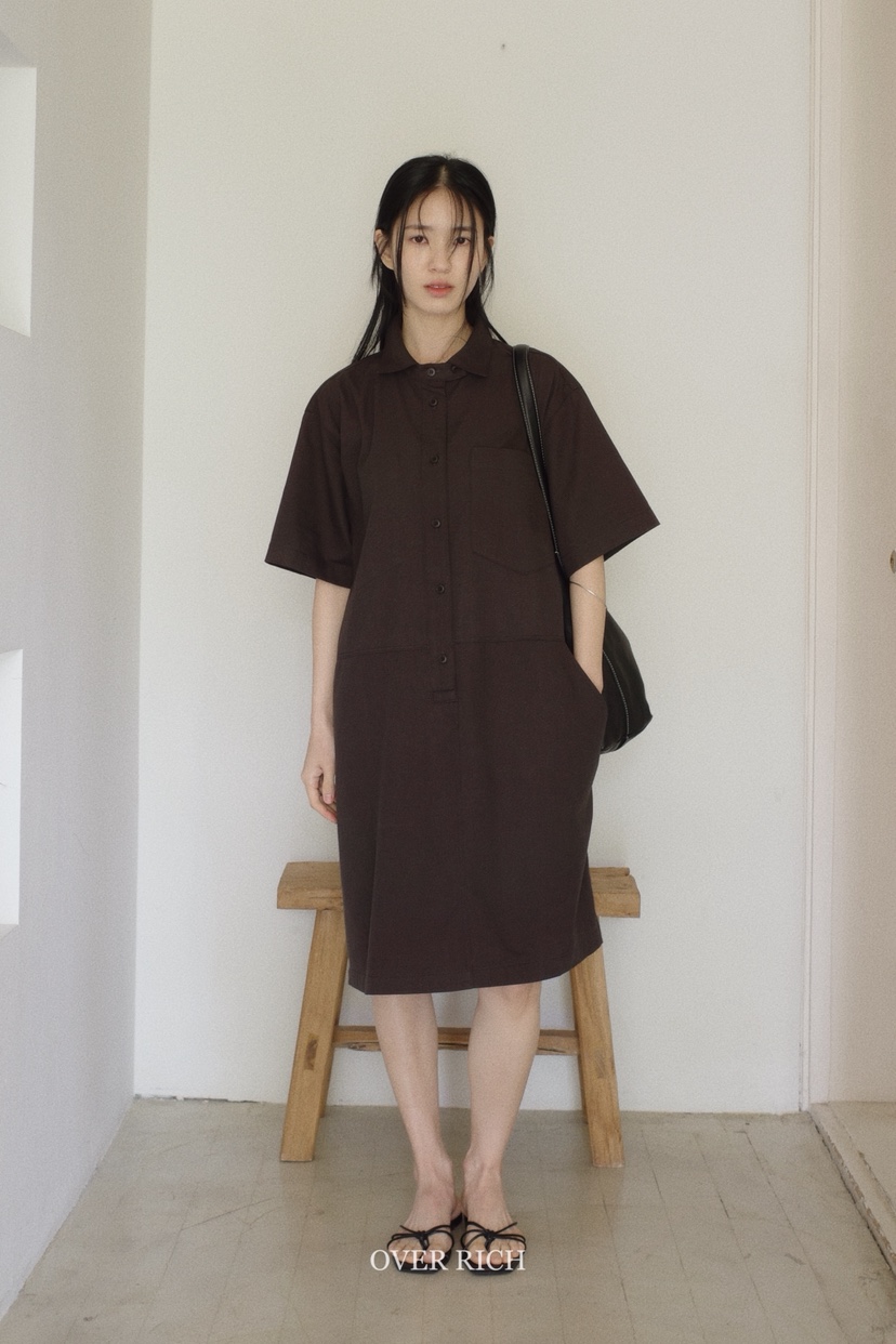 OVER RICH韓國㊣直郵東大門代購女裝新品人氣25春夏連衣裙OVER RICH連衣裙
