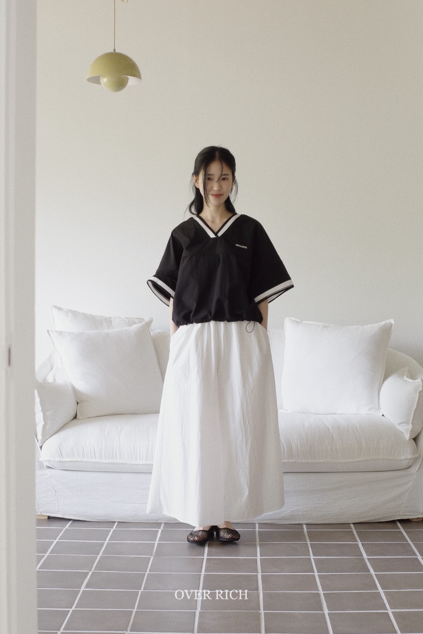 OVER RICH韓國直郵㊣東大門實拍女裝新款時尚休閑人氣衛衣OVER RICH衛衣