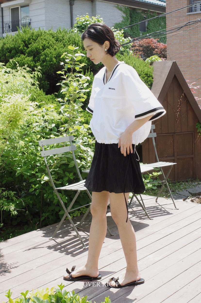 OVER RICH韓國直郵㊣東大門實拍女裝新款時尚休閑人氣衛衣OVER RICH衛衣