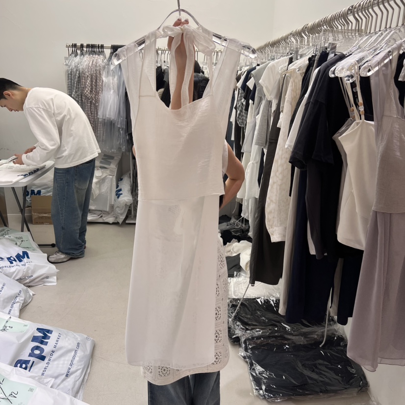 PADO韓國直郵㊣東大門實拍女裝新款休閑25春夏時尚熱賣套裝PADO套裝圖色2