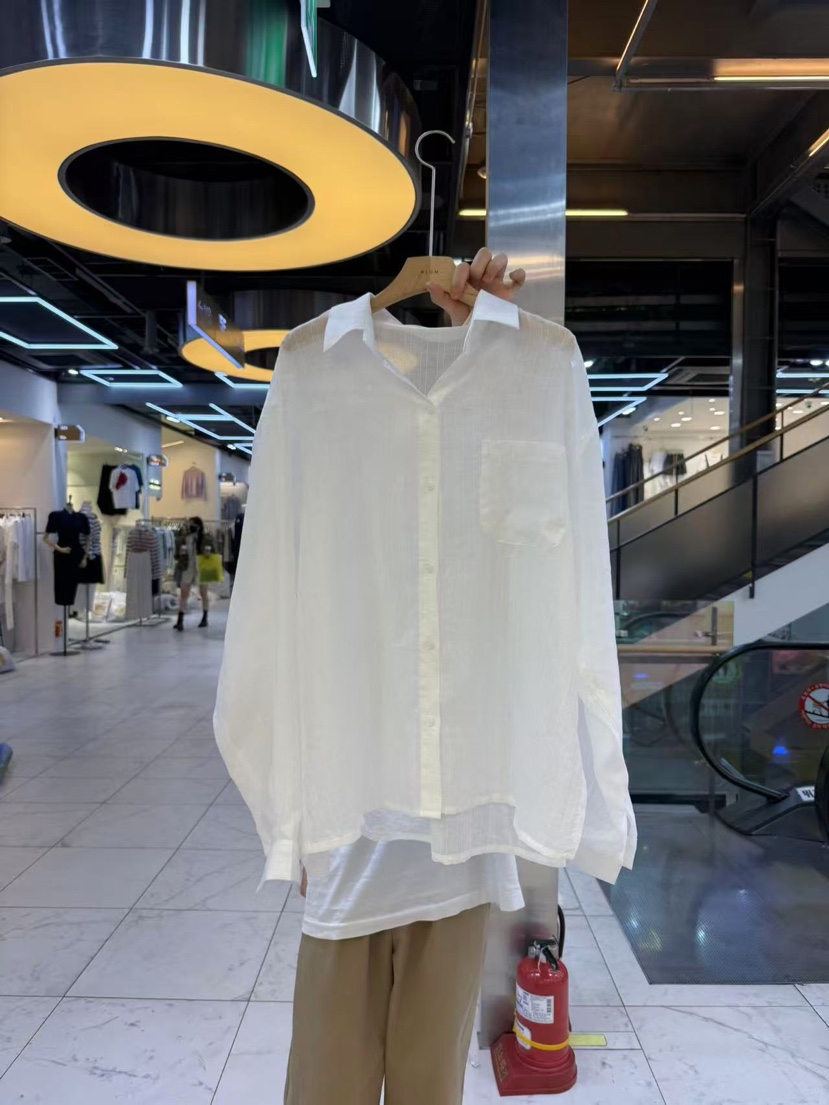 PLUM-q韓國㊣直郵東大門代購女裝新品熱賣時尚休閑襯衫蕾絲衫PLUM襯衫/蕾絲衫