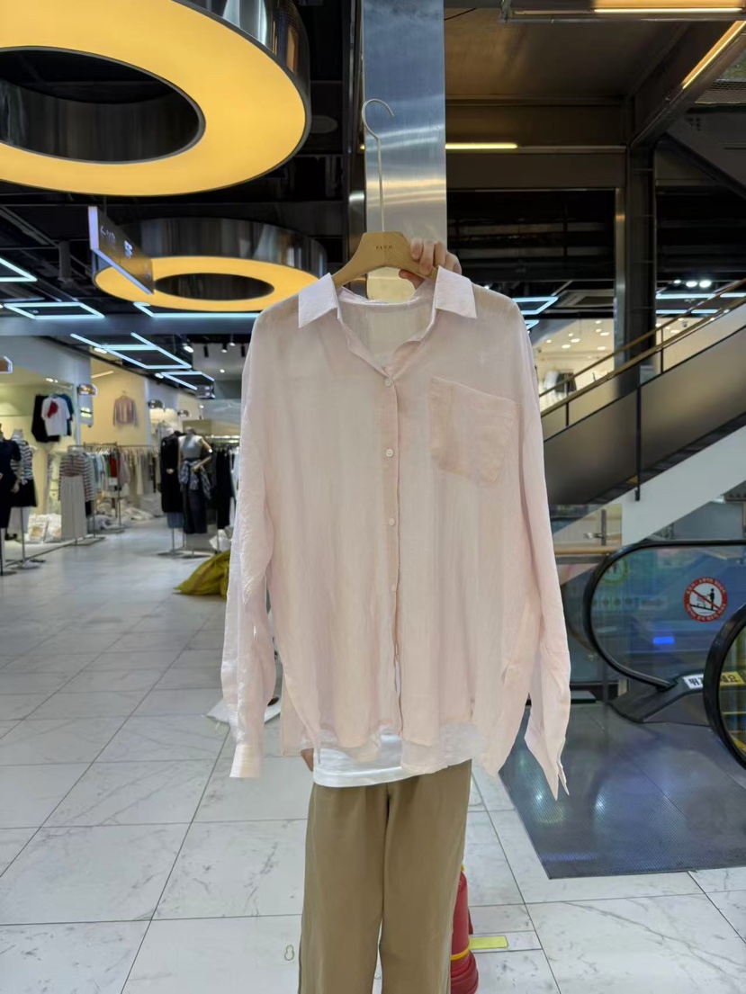 PLUM-q韓國㊣直郵東大門代購女裝新品熱賣時尚休閑襯衫蕾絲衫PLUM襯衫/蕾絲衫圖色4