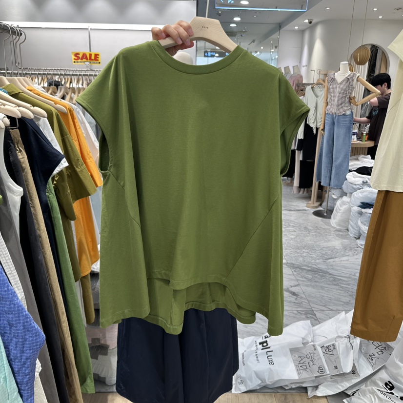 REVE-L韓國㊣直郵東大門代購女裝新款熱賣時尚推薦休閑T恤REVE-LT恤圖色4