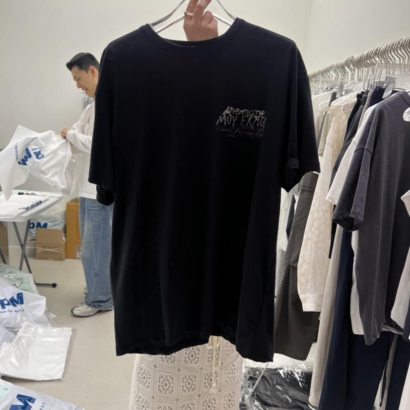 PADO直郵韓國代購㊣女裝新款時尚熱賣休閑人氣推薦25春夏T恤PADOT恤圖色4