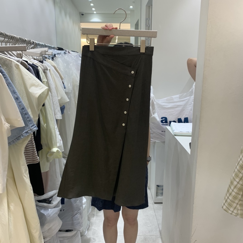 ASOME韓國直郵㊣女裝新款推薦25春夏人氣時尚休閑半身裙中短裙A.SOME半身裙/中短裙